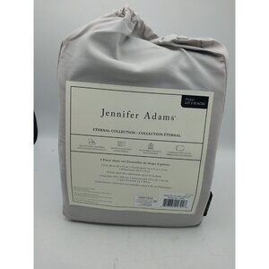 Jennifer Adams Home Eternal Full Sheet Set in Light Gray